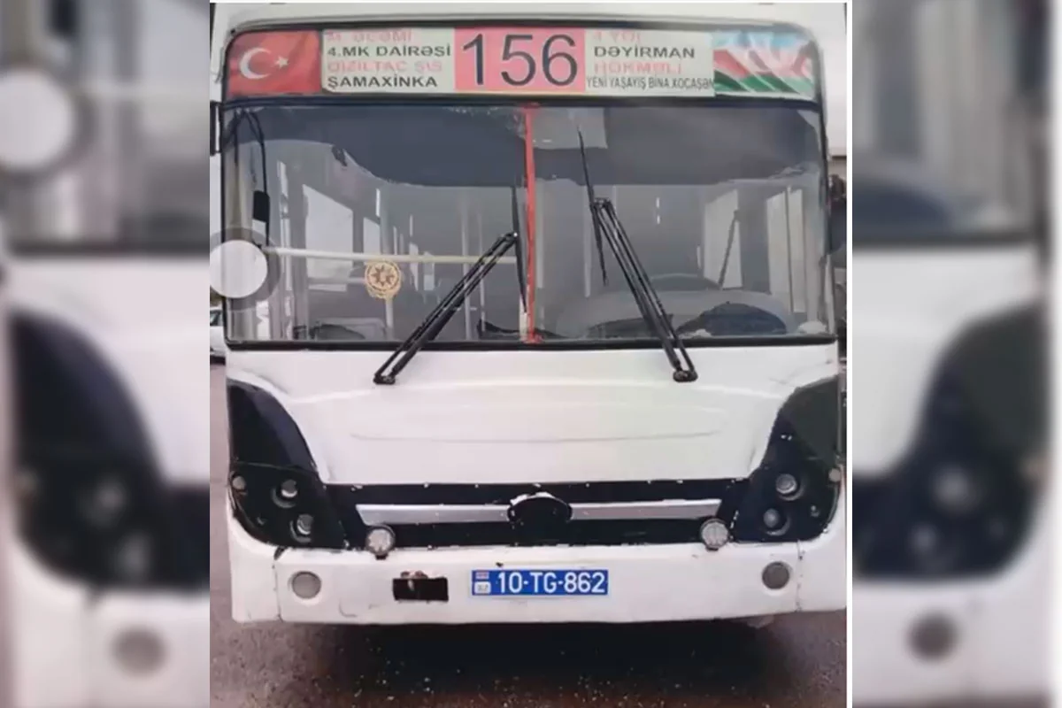 Bakıda narkotik əludəçisi sürücünün avtobusu saxlanıldı və inzibati həbs qərarı verildi