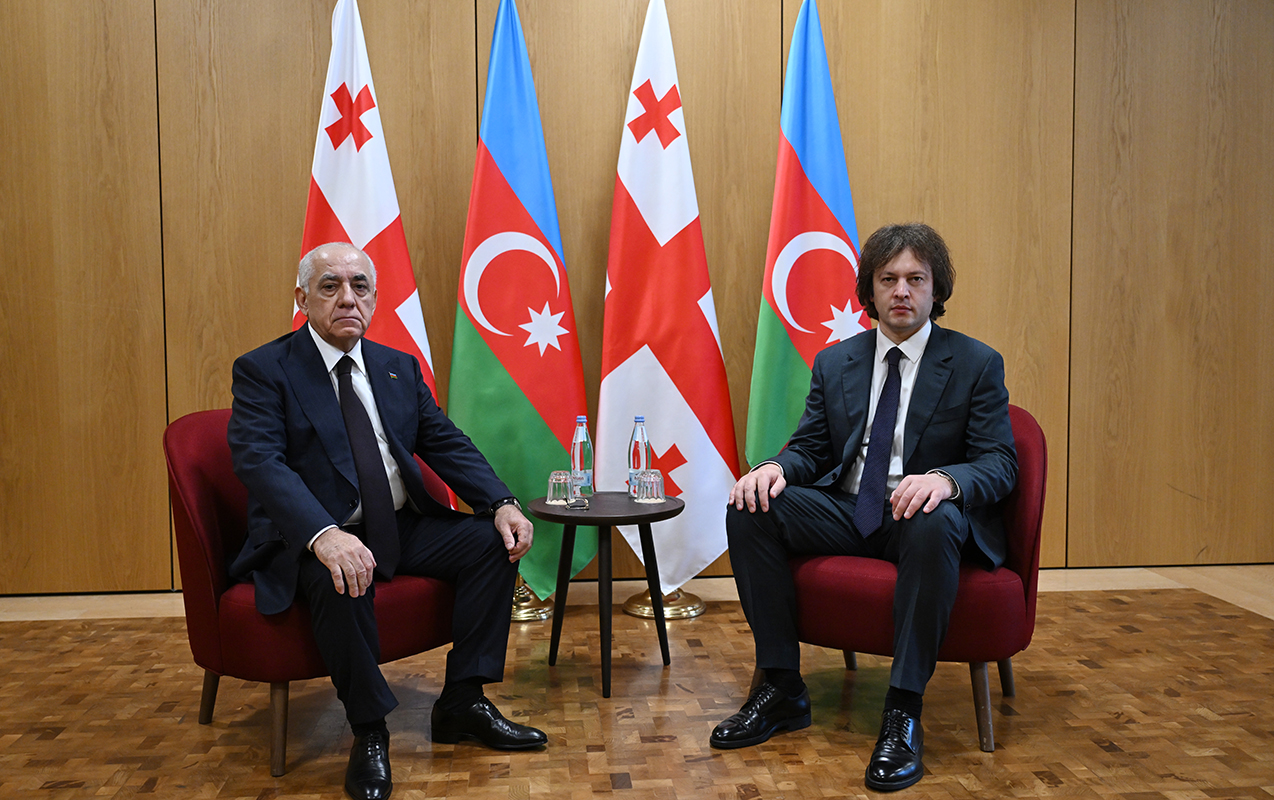 Azərbaycan və Gürcüstan baş nazirləri Siqnaxi şəhərində təkbətək görüş keçirdi